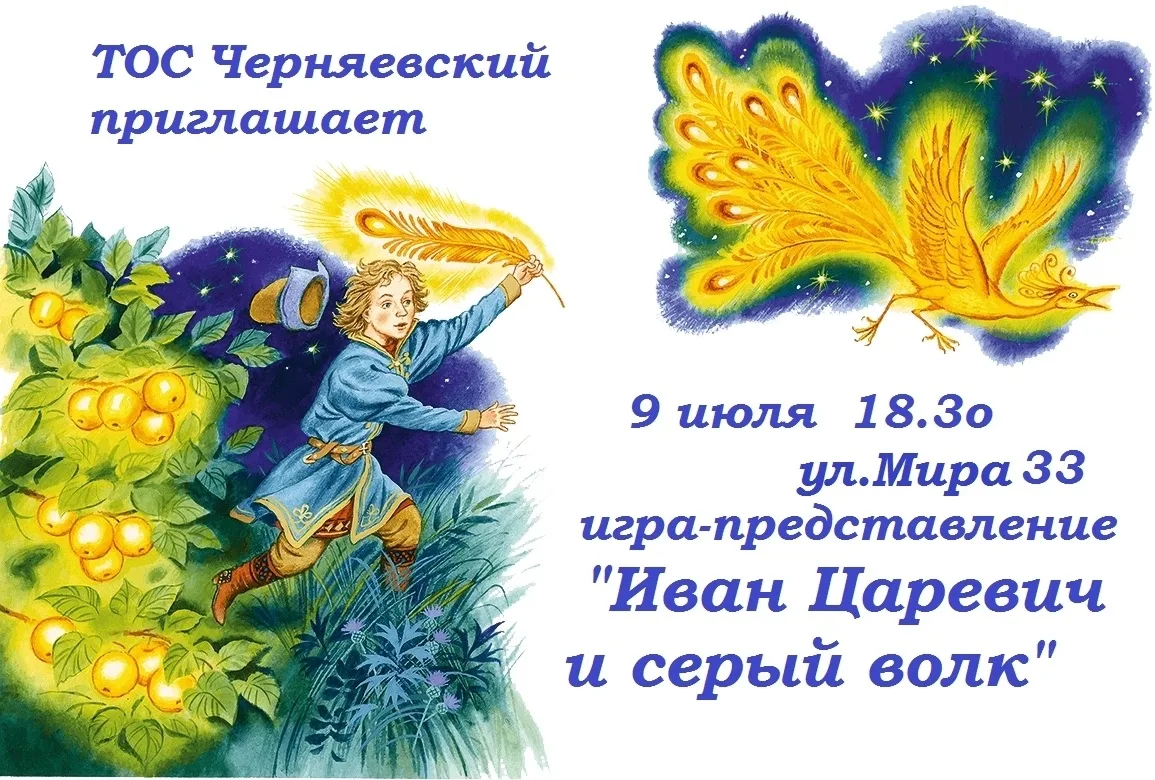 «ТОС Черняевский» и Школа Аниматоров приглашают на интерактивную игровую программу «Ива...
