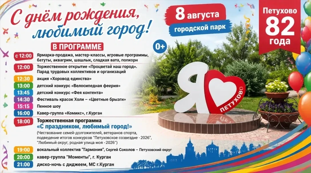 🎉 С Днём рождения, любимый город! 🎉

Готовьтесь к самому масштабному и весёлому дню в году! Вас жд