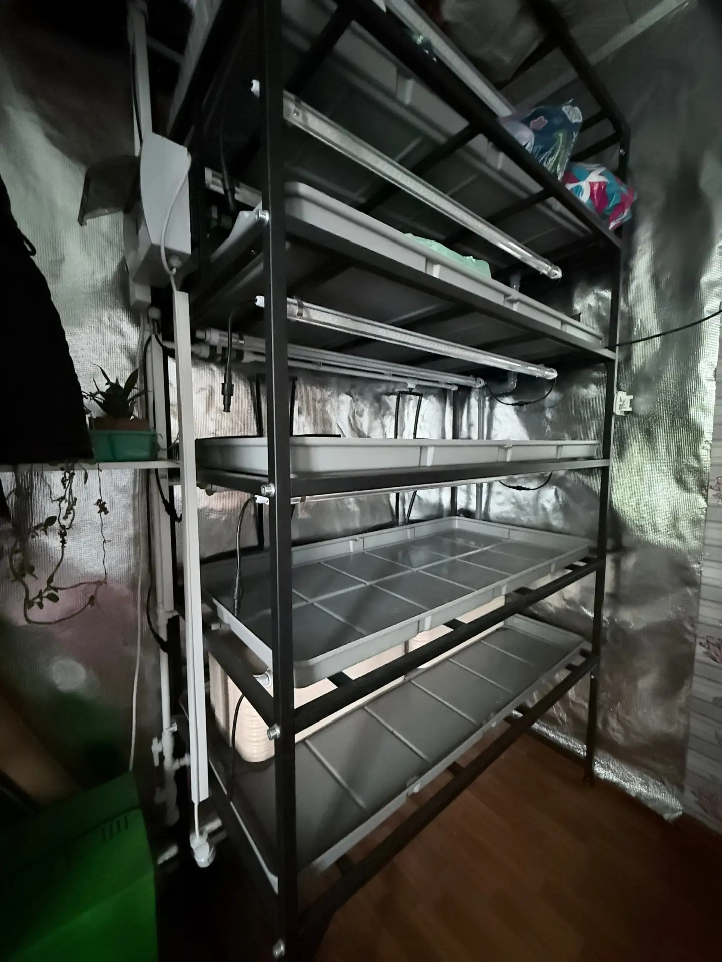 Продажа гидропонной установки для выращивания культур. Состояние хорошее, все работает, автополив, W