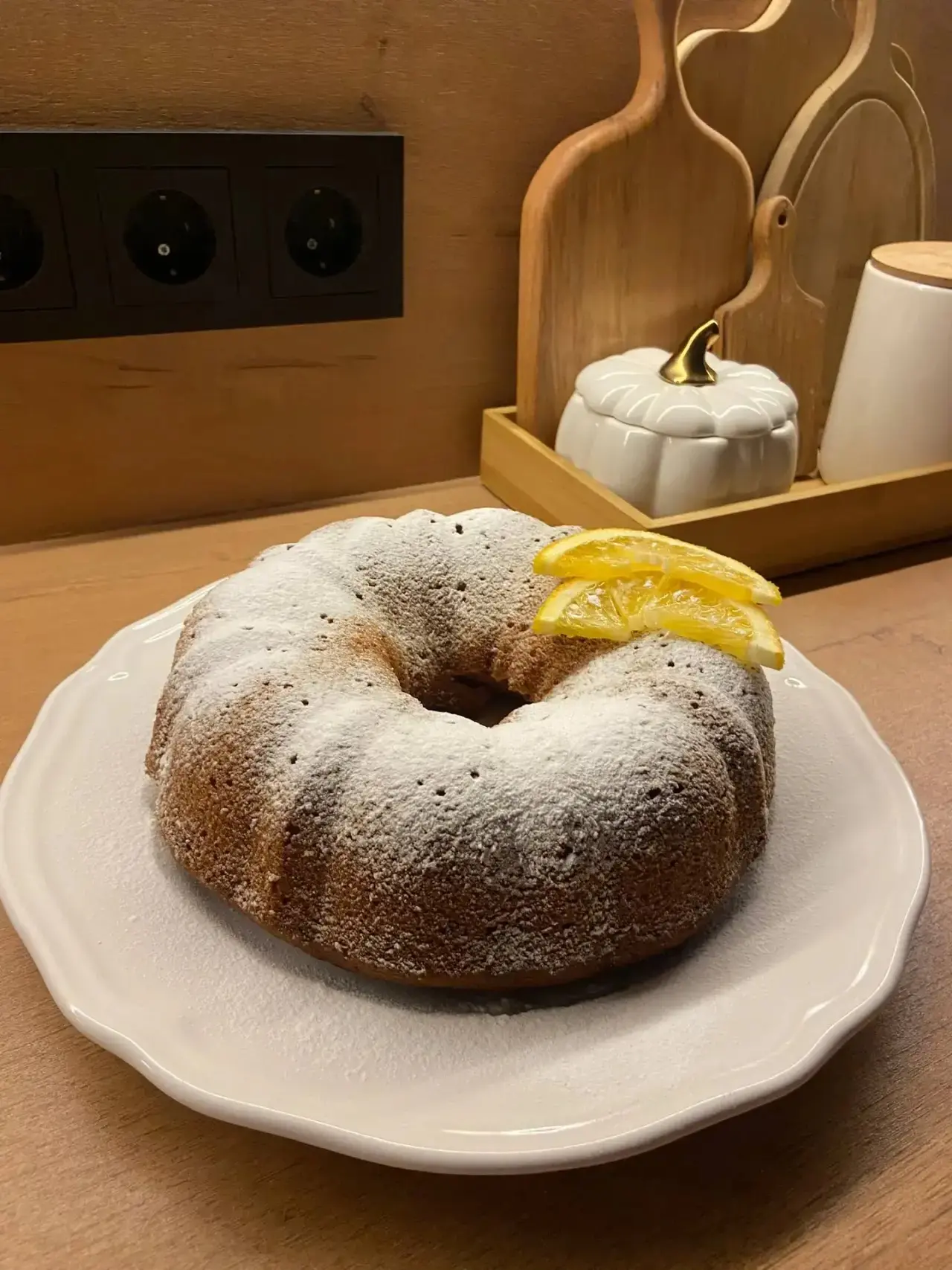 Апельсиновый кекс