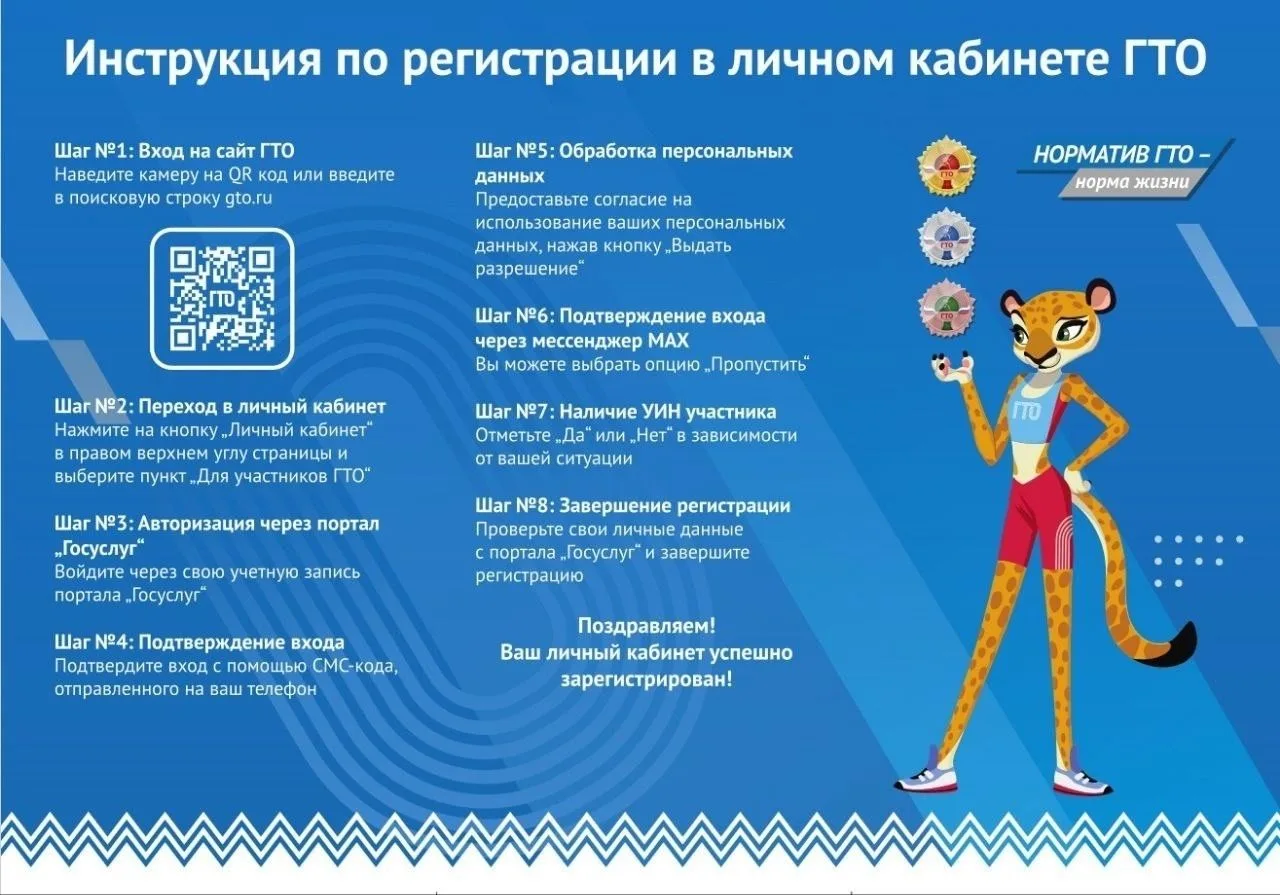 ГТО ждет тебя! Пошаговая инструкция по регистрации в личном кабинете