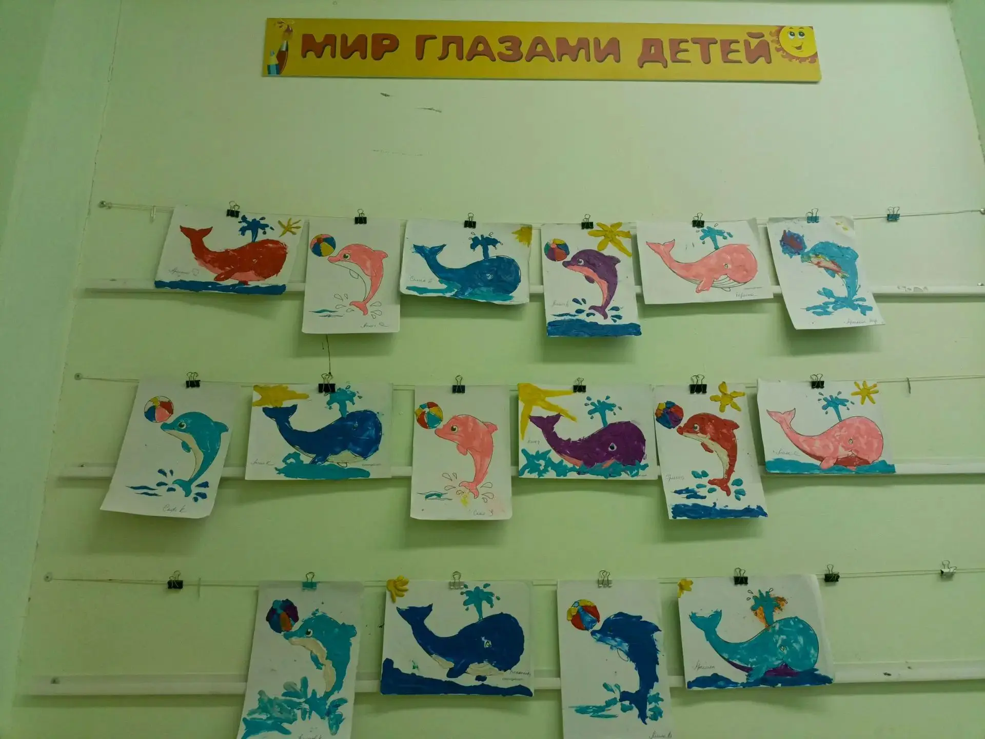 🌊🐠🐟🐋🐬🐬 Океан на ладошке: наши ребята в День защиты китов!🐬🐋🐳🐟

📌На этой неделе группы «Ро