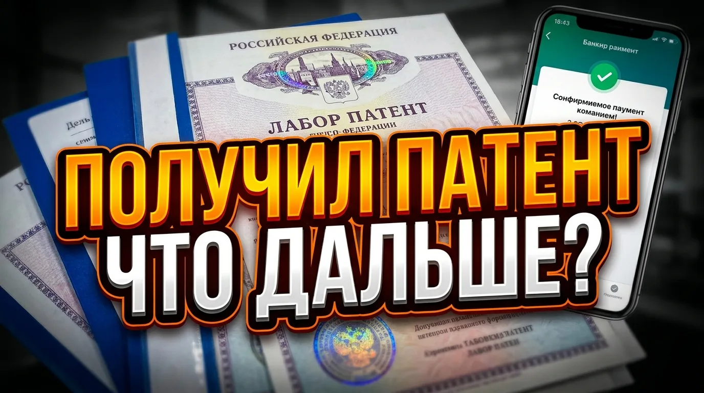 #патент #работа #документы

📋 Что делать после получения патента

Оплати ежемесячные взносы по НДФЛ