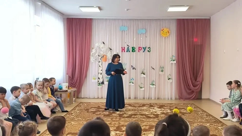 ☀️🌿Весело и задорно прошёл в нашем детском саду праздник «Навруз» и «Карга боткасы»🌿