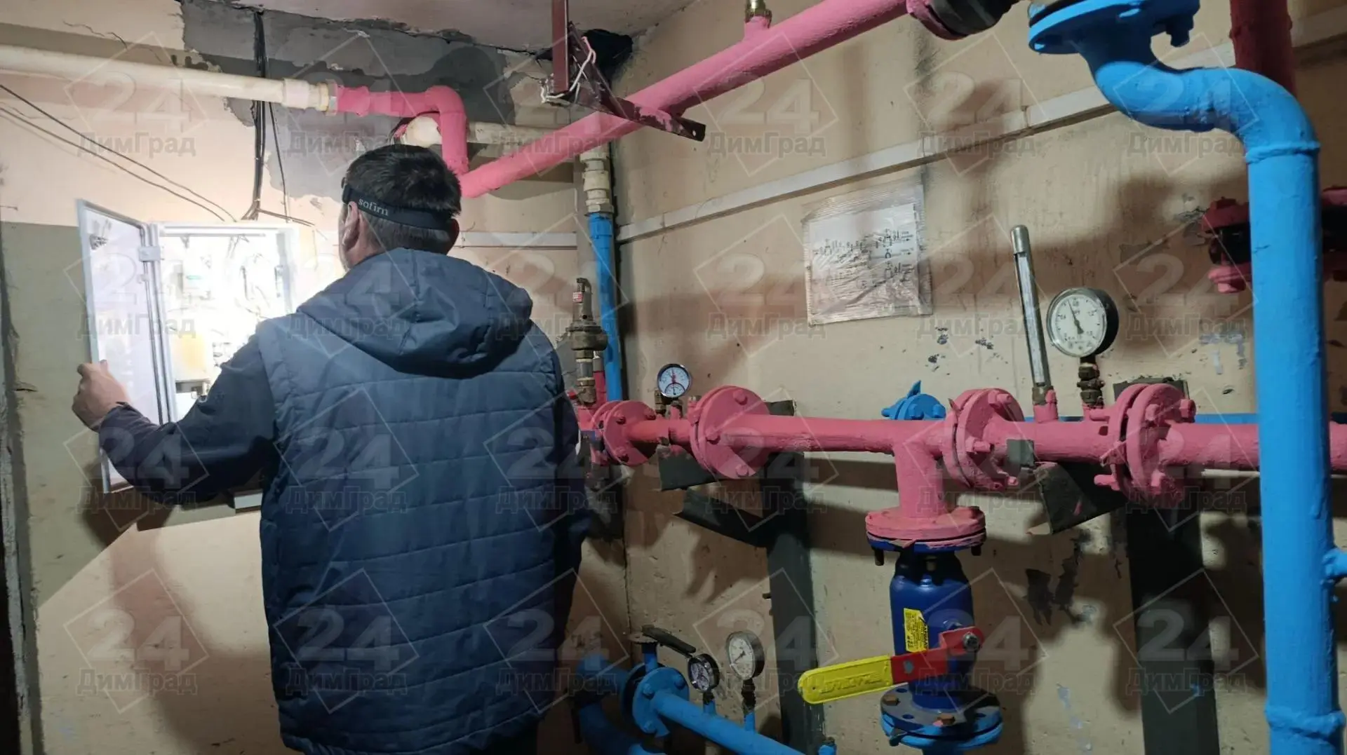 В Димитровграде начали подачу тепла в многоквартирные дома.