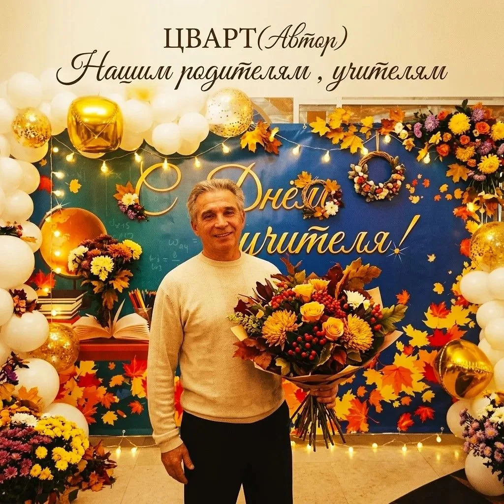 Дорогие учителя!Поздравляю с праздником и дарю новую мою песню "Нашим учителям". Желаю ...
