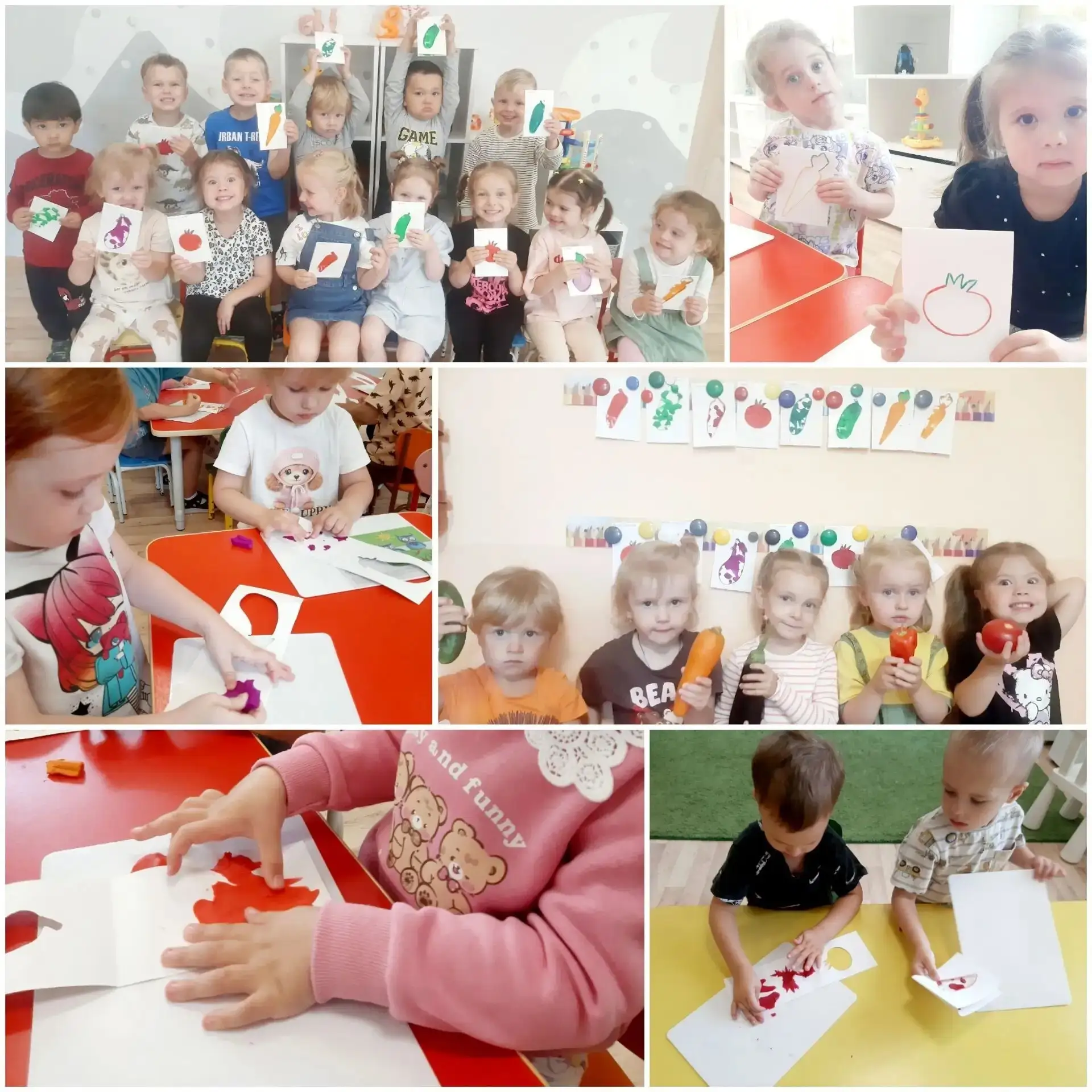 🌈 «Краски лета» в «Дельфинчиках»: маленькие исследователи! 🥕🍆