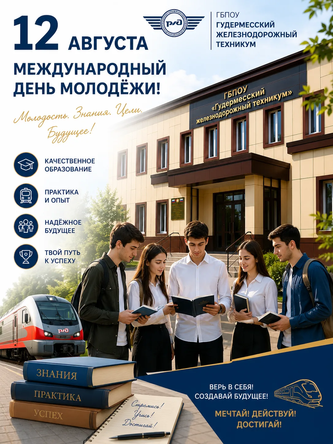 🌟 12 АВГУСТА — МЕЖДУНАРОДНЫЙ ДЕНЬ МОЛОДЁЖИ! 🌟