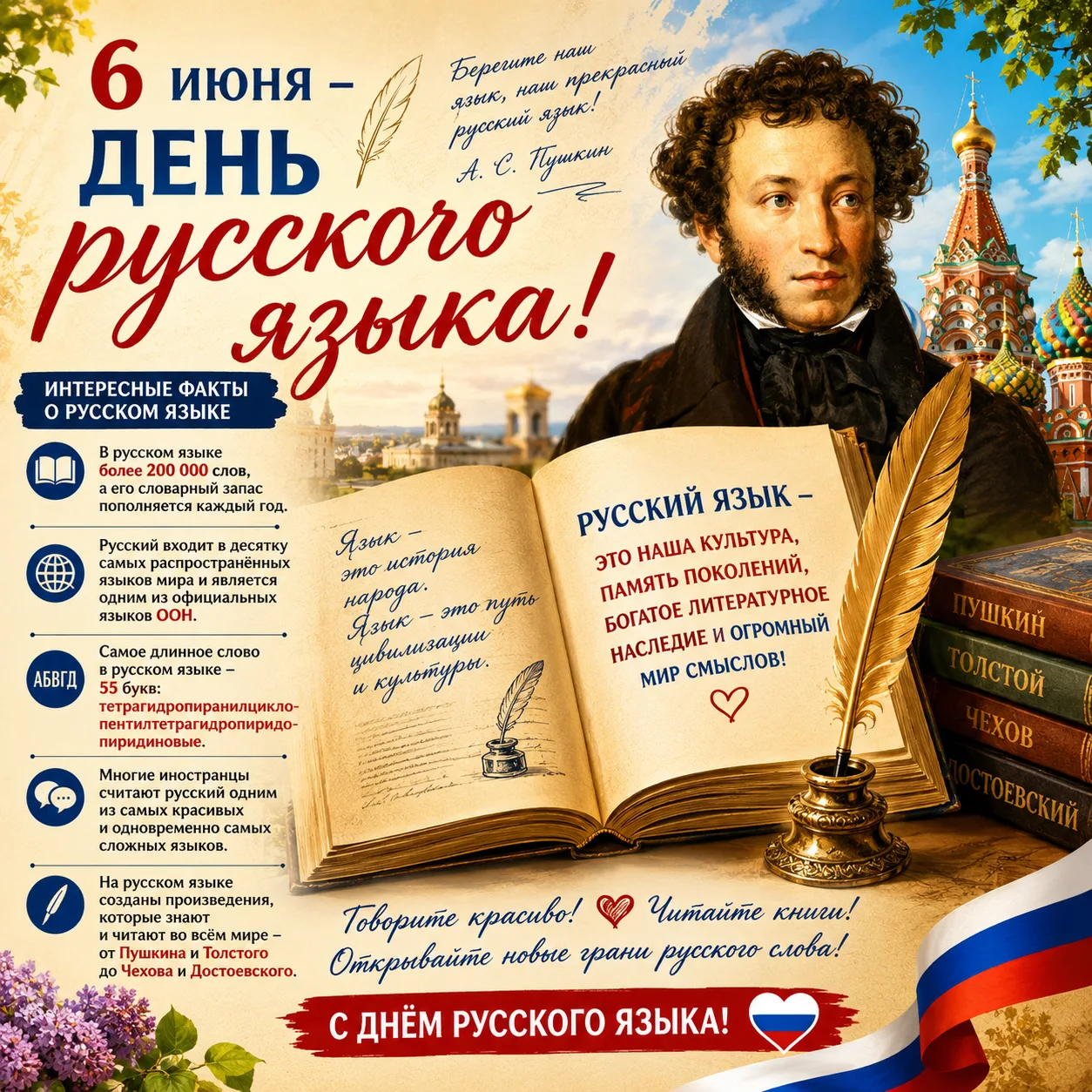 📚✨ 6 июня — День русского языка! ✨📚