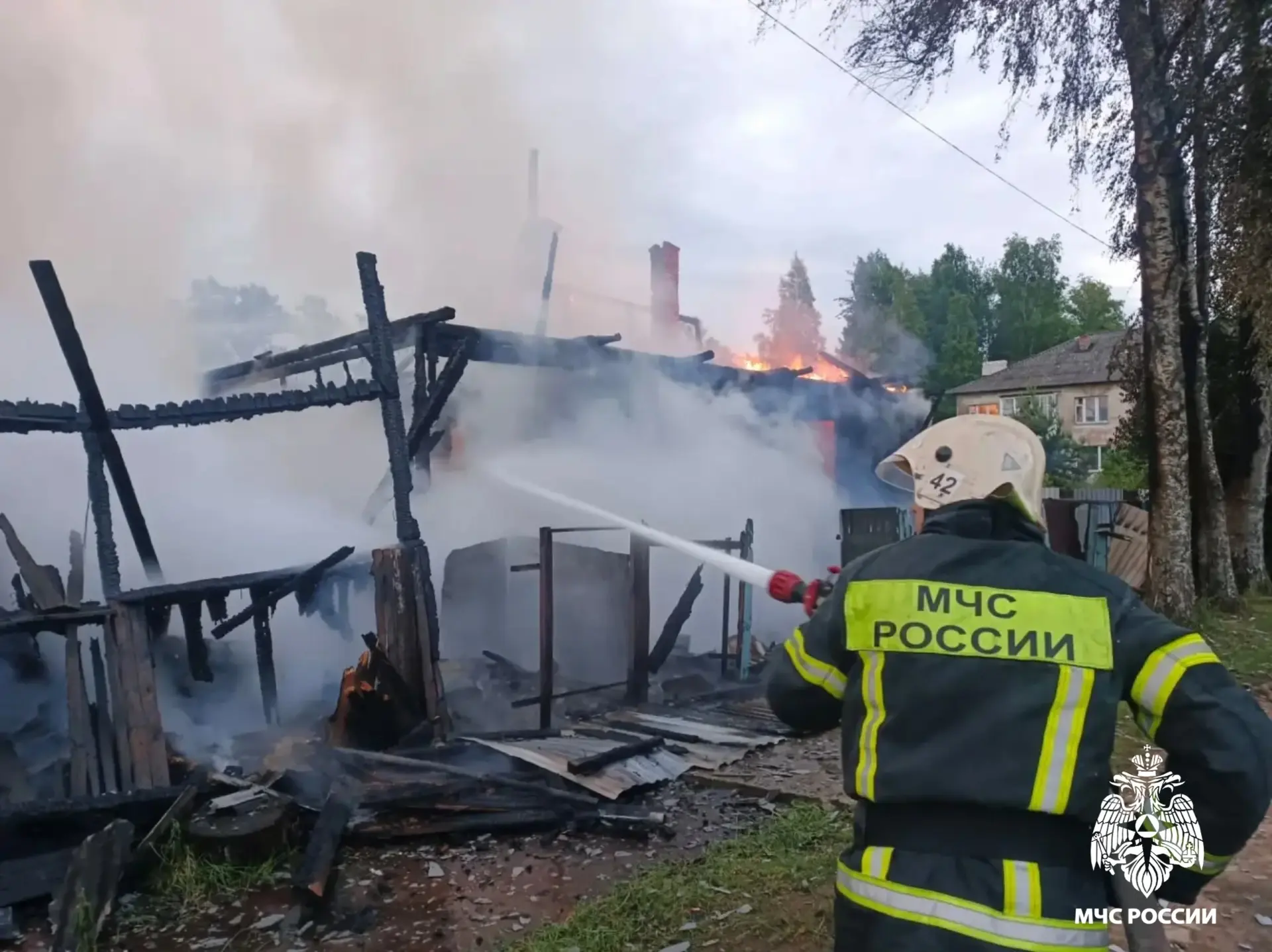 Гибель на пожаре 

📍 Сегодня ночью произошло возгорание жилого дома на улице Белинского в Нелидово.