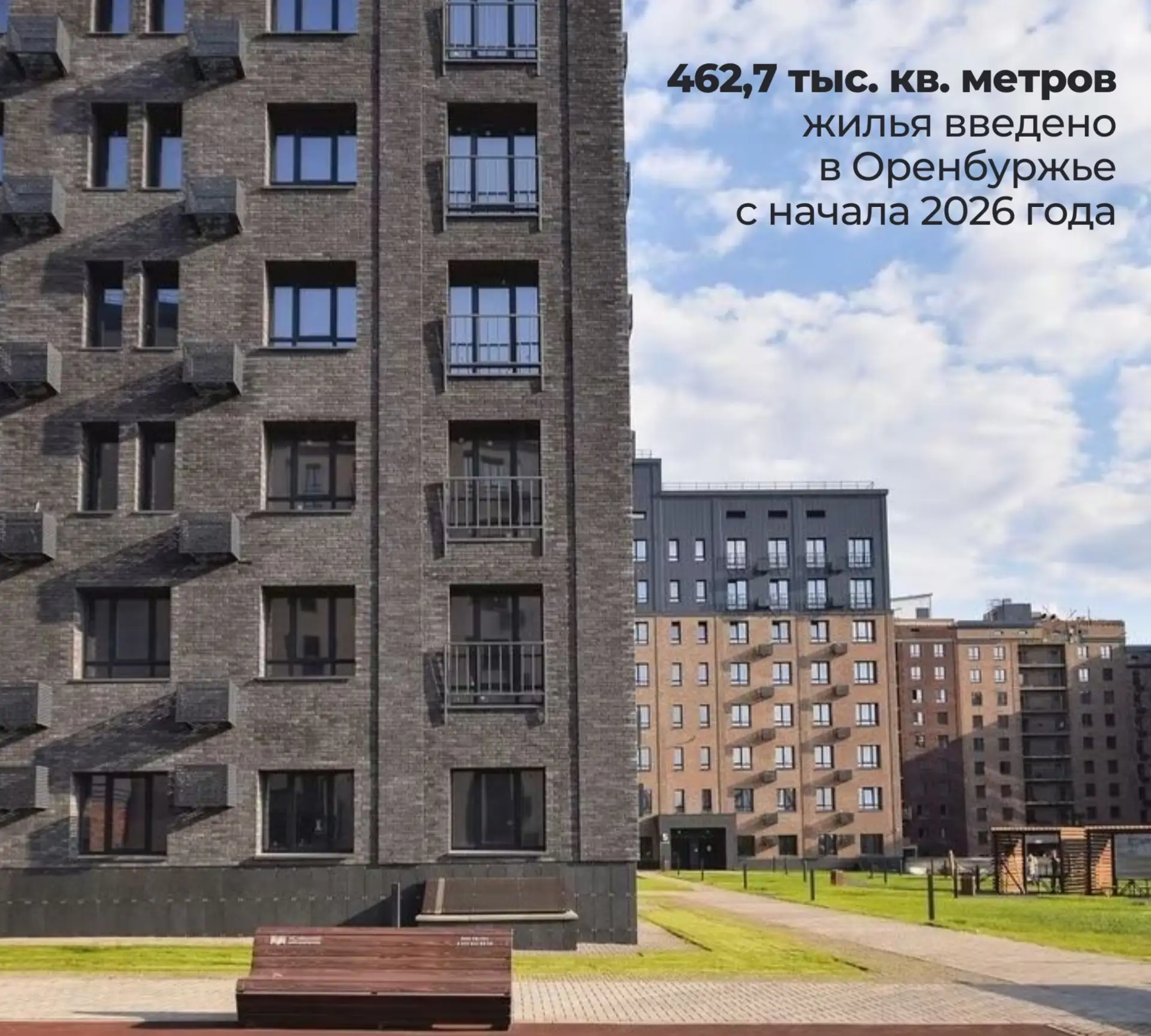 ⬆️В Оренбуржье выросли объемы вводимого многоквартирного жилья
 
🏗️Всего за первое полугодие 2026 г