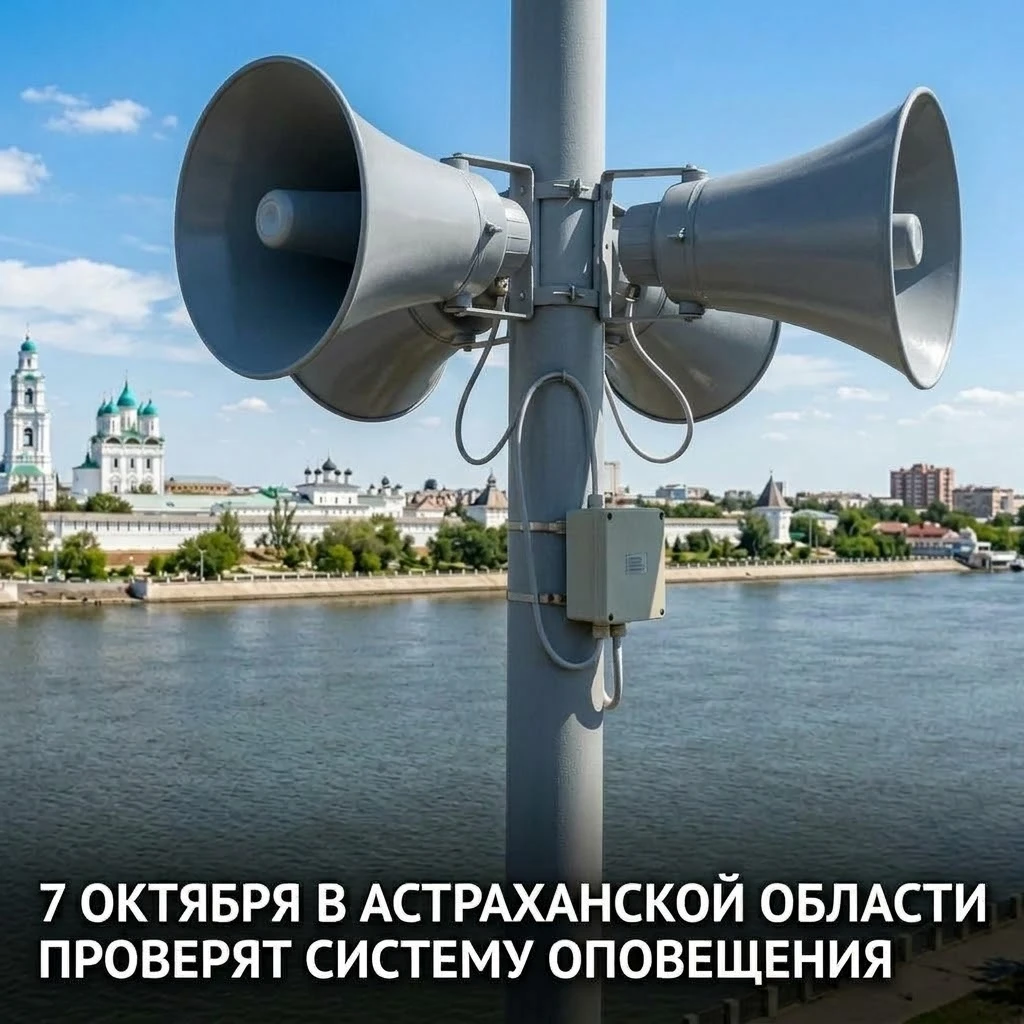 7 октября в 10:30 в регионе пройдет комплексная проверка готовности системы оповещения ...