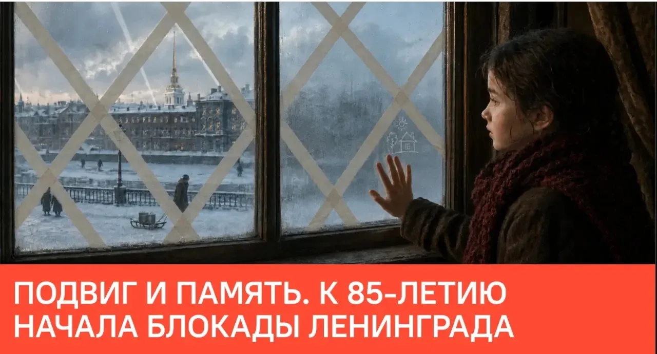 🗓 Занятие «Разговоры о важном » посвящено 85-летию со дня начала блокады Ленинграда — ...