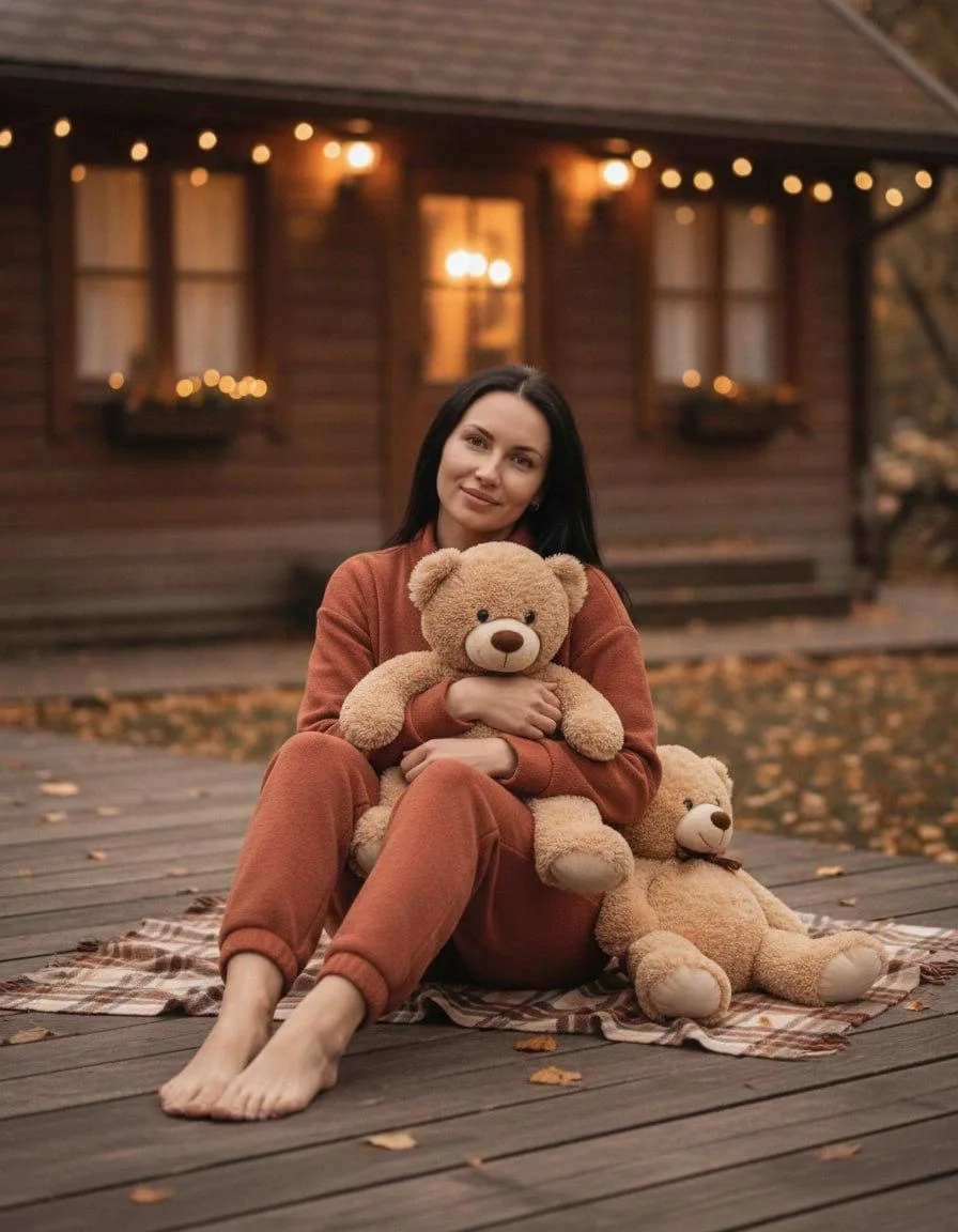 Тёплый вечер у домика🏡