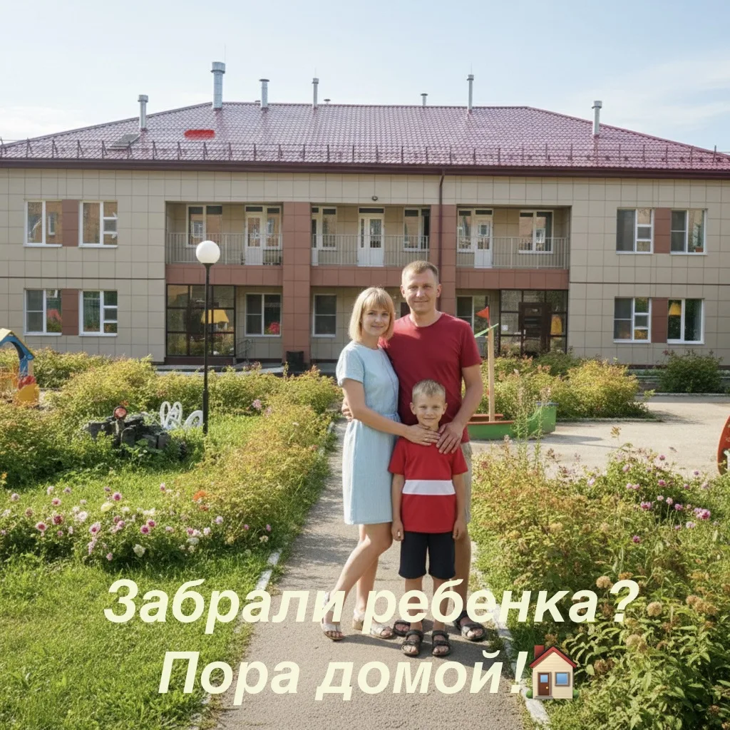 Забрали ребёнка? Сразу покидайте территорию детского сада! 🏠✨