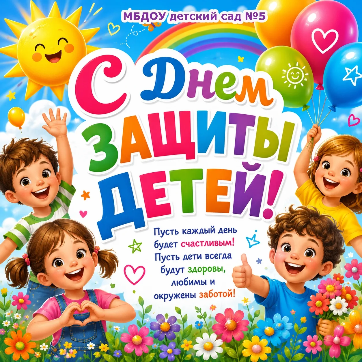 👶🔆С Днем защиты детей и началом лета!
🧒🏻Дети — это наше продолжение, наша гордость и наше вдохно