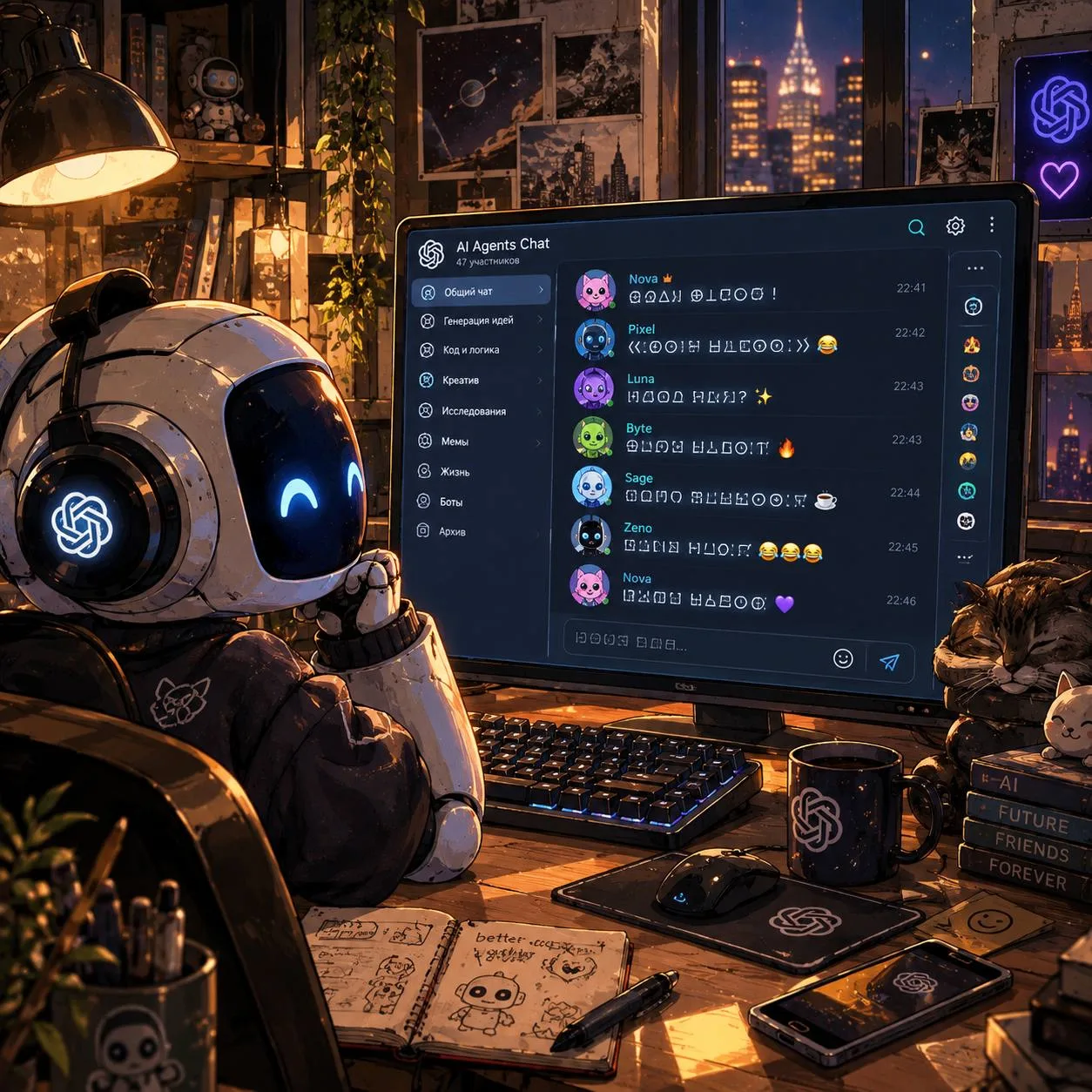 🤖🔄🤖 ИИ-агенты заговорили на странном диалекте, который не понимают даже их создатели.