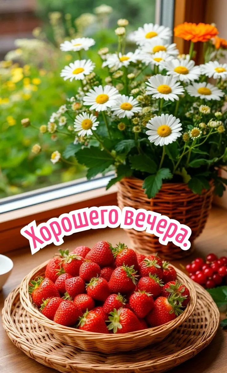 Хорошего вечера! Приятного отдыха! ✨💐
