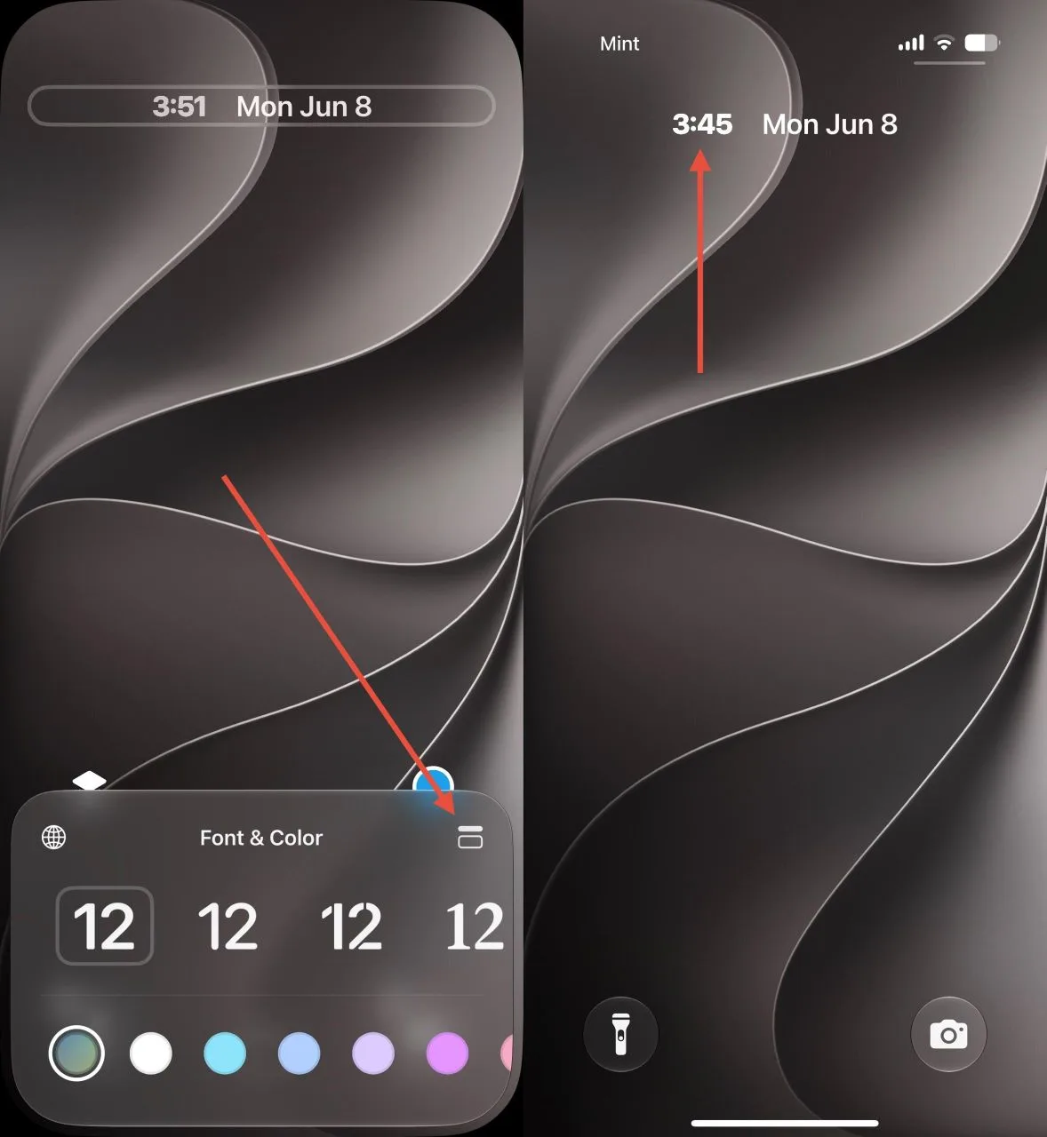 ⌚️ iOS 27: мини-часы на экране блокировки — обои без помех