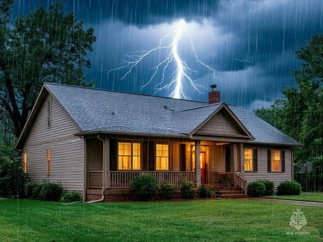 Как защитить дом от грозового разряда🏠🌩