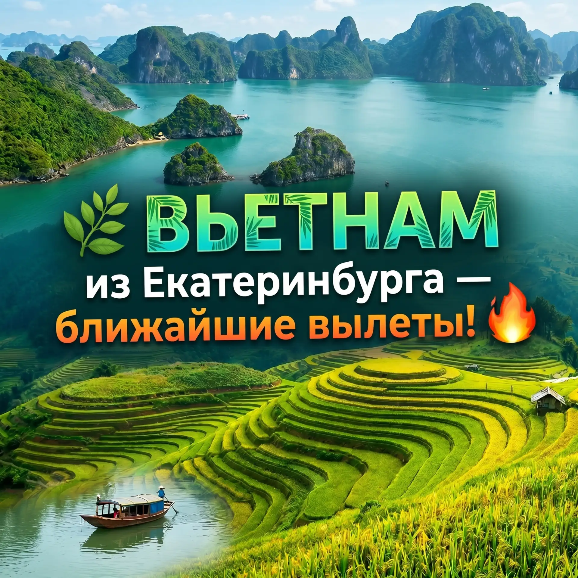 🌿 ВЬЕТНАМ из Екатеринбурга — ближайшие вылеты! 🔥

✈️ Вылет: 17.06 — 9 и 13 ночей
💰 Цены от 79 063