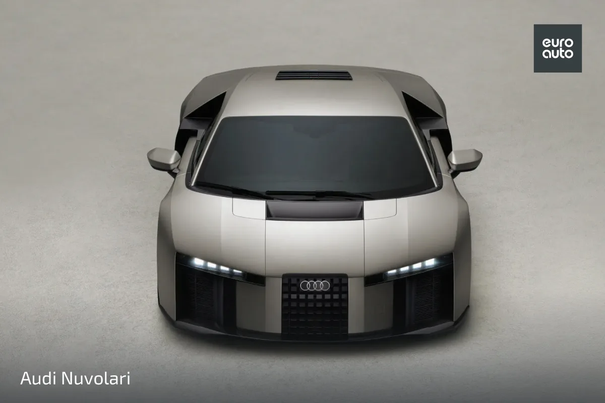 Audi представила новый суперкар Nuvolari с гибридным мотором от Lamborghini. Новинка, н...