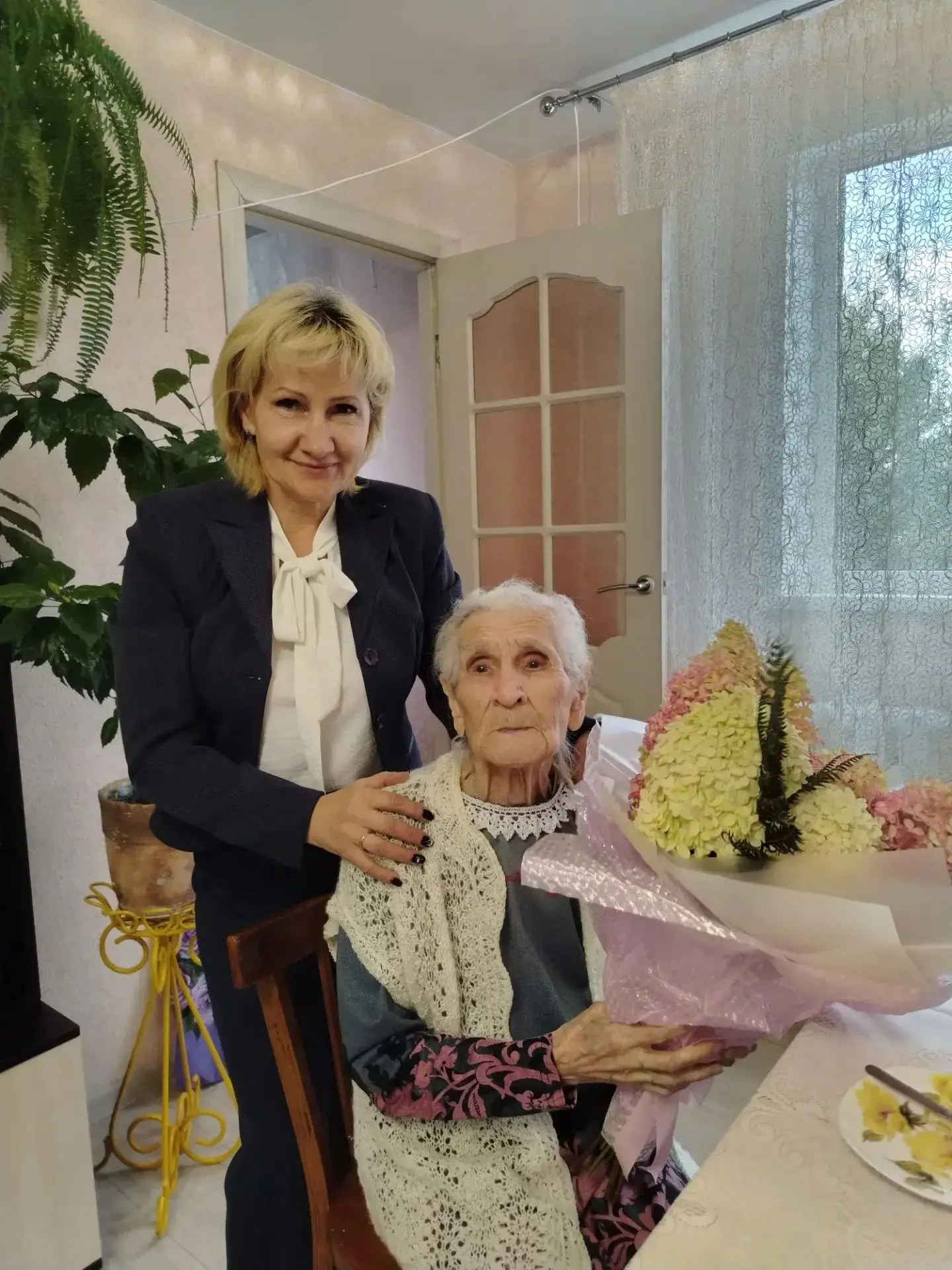 💯«Век мудрости и доброты: сегодня жительница поселка Горный Наталья Александровна Корм...