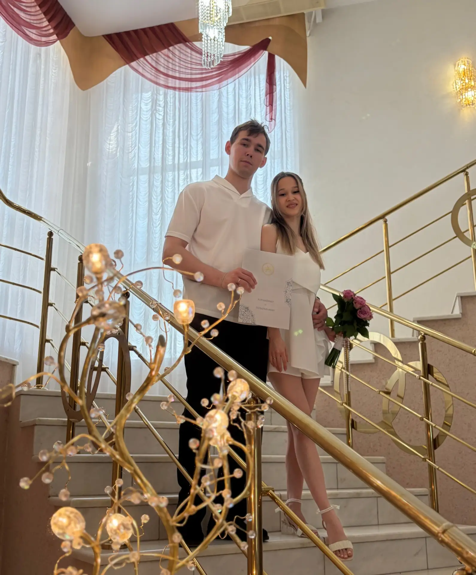 🕊️ Четыре пары зарегистрировали брак в Мамадыше в красивую дату 16.06.26
--
Несмотря на будний день