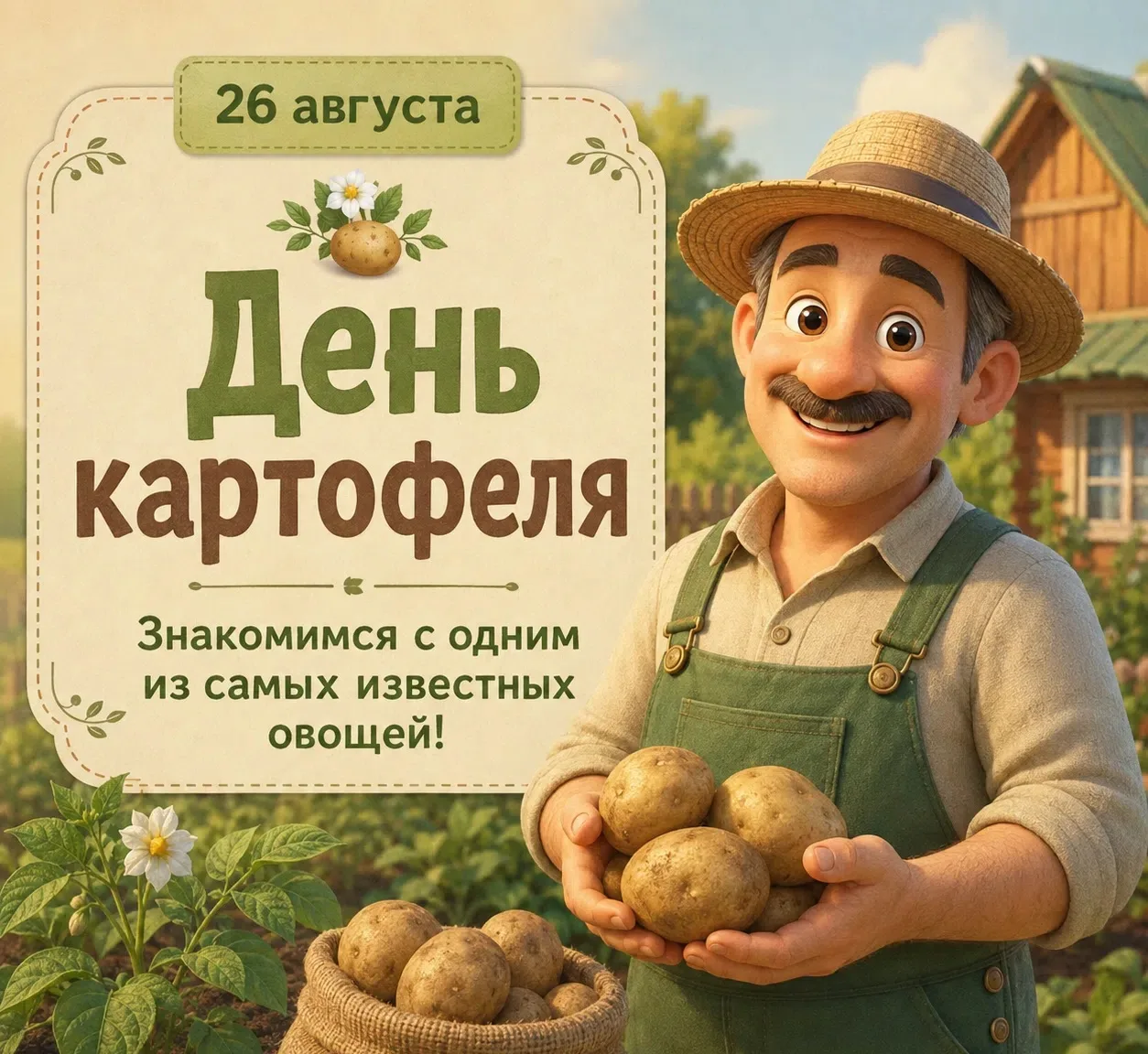 🎉 26 августа — День картофеля! 🥔
