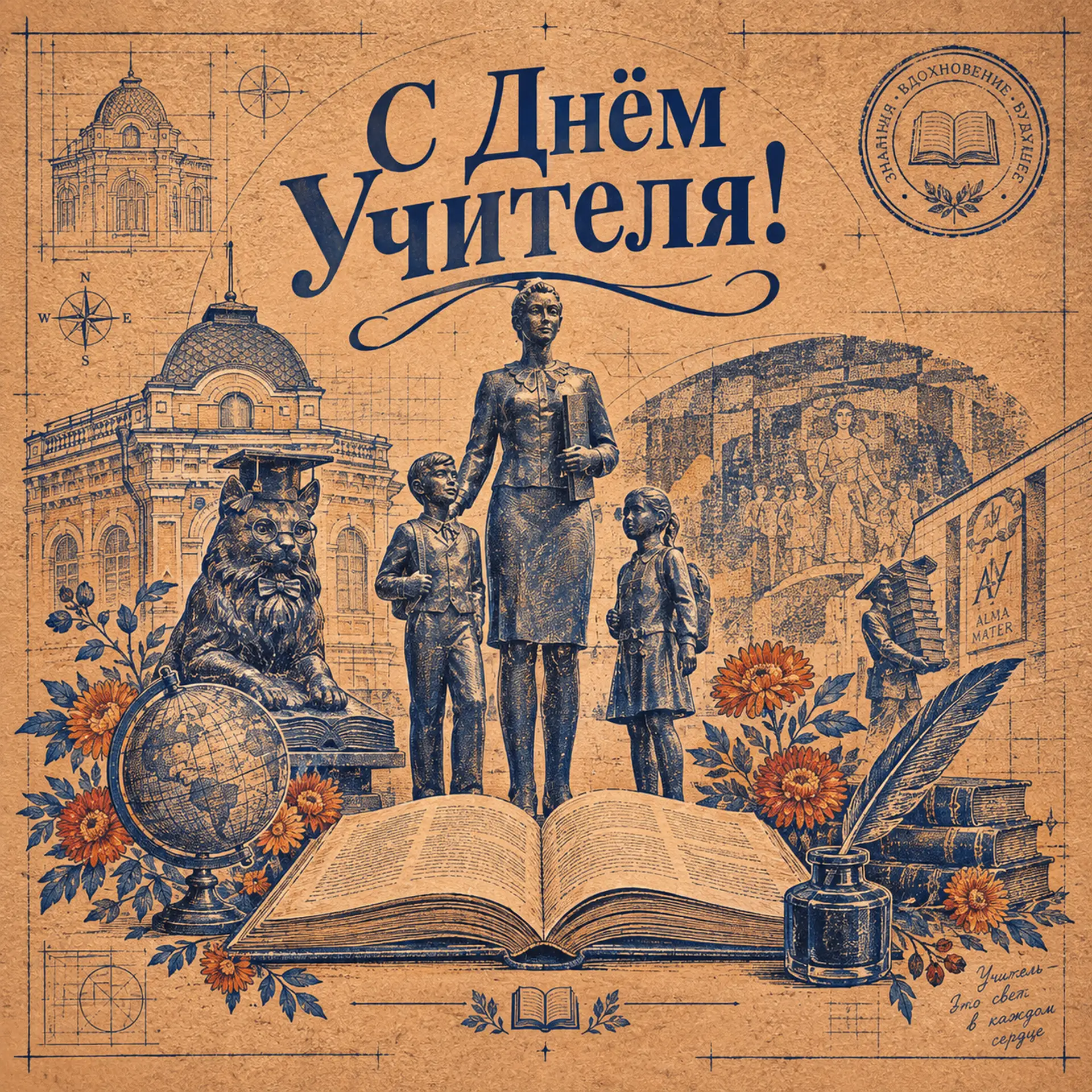 Праздничные открытки с Днем учителя