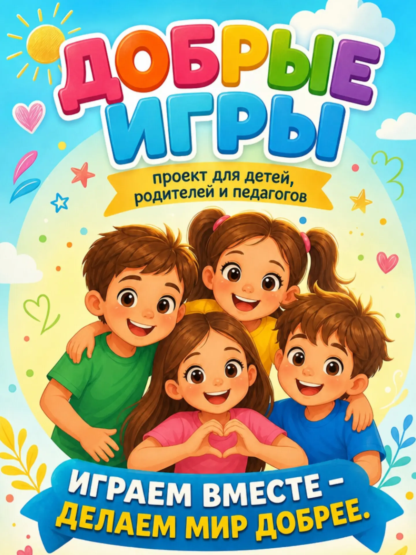 🧸 Играем вместе — делаем мир добрее.