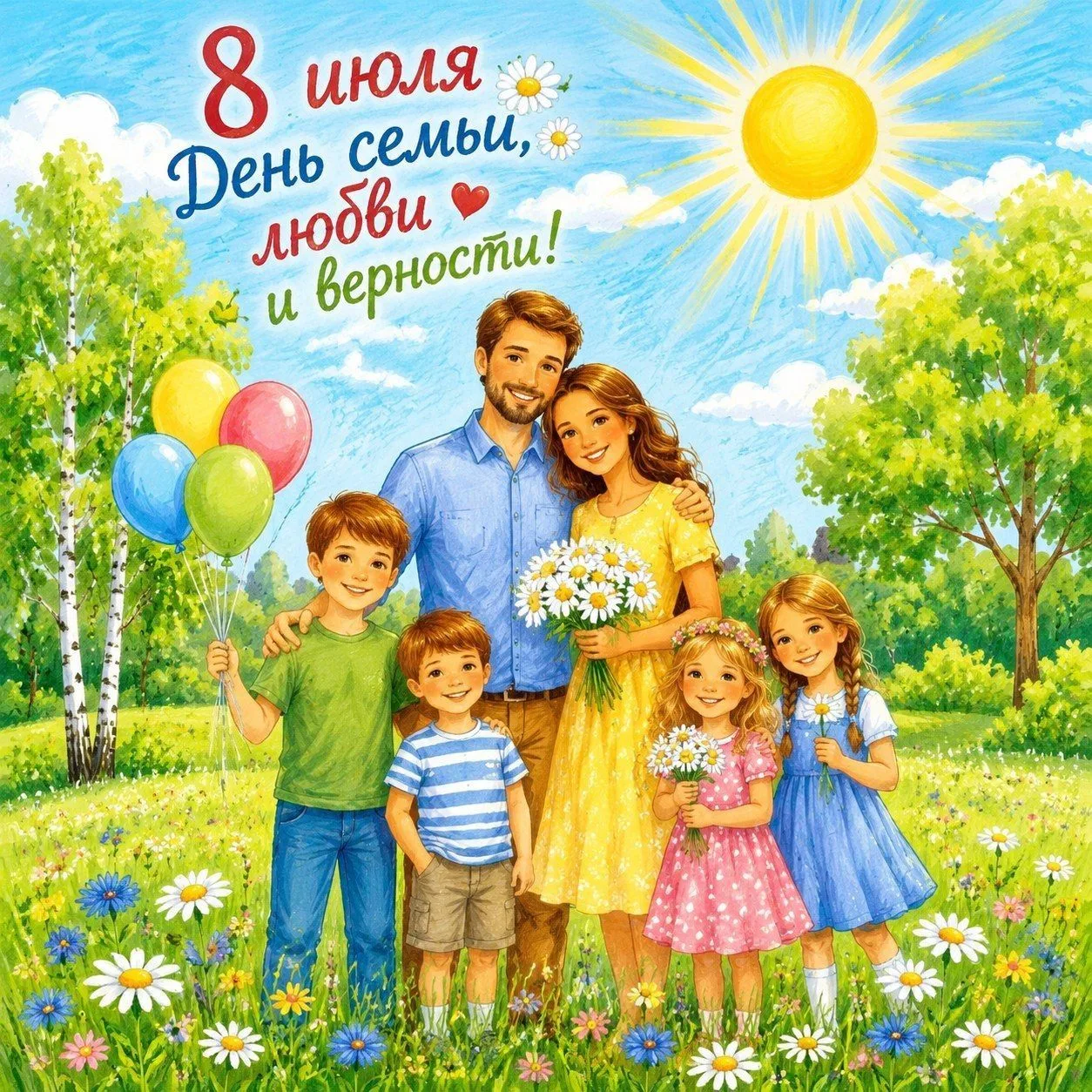 С Днём семьи, любви и верности от МАСОУ «Спартак»! ⚓️❄️