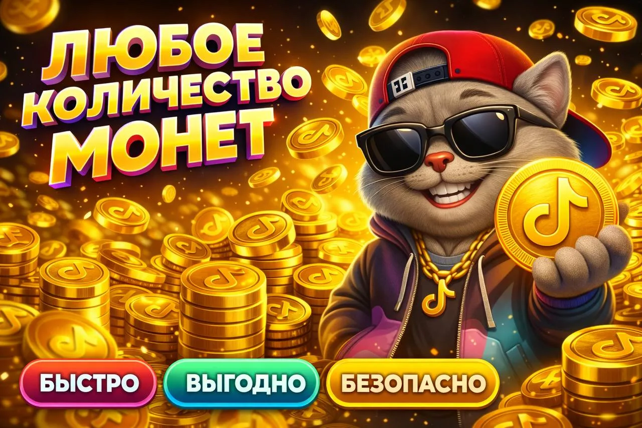 👍TIK TOK Coin от Crazy Cat