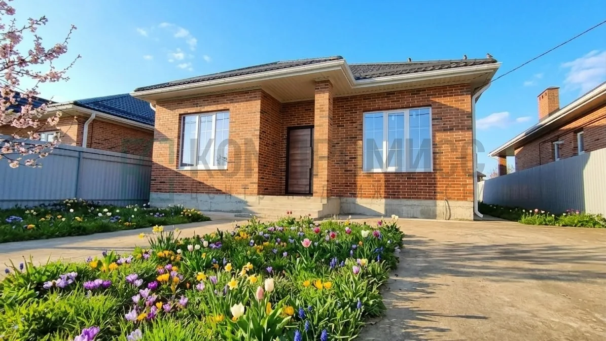 🏠 ID 133426525 Адрес: Краснодарский край, Динской р-н, ст-ца Динская  📍 Новый дом с продуманной план