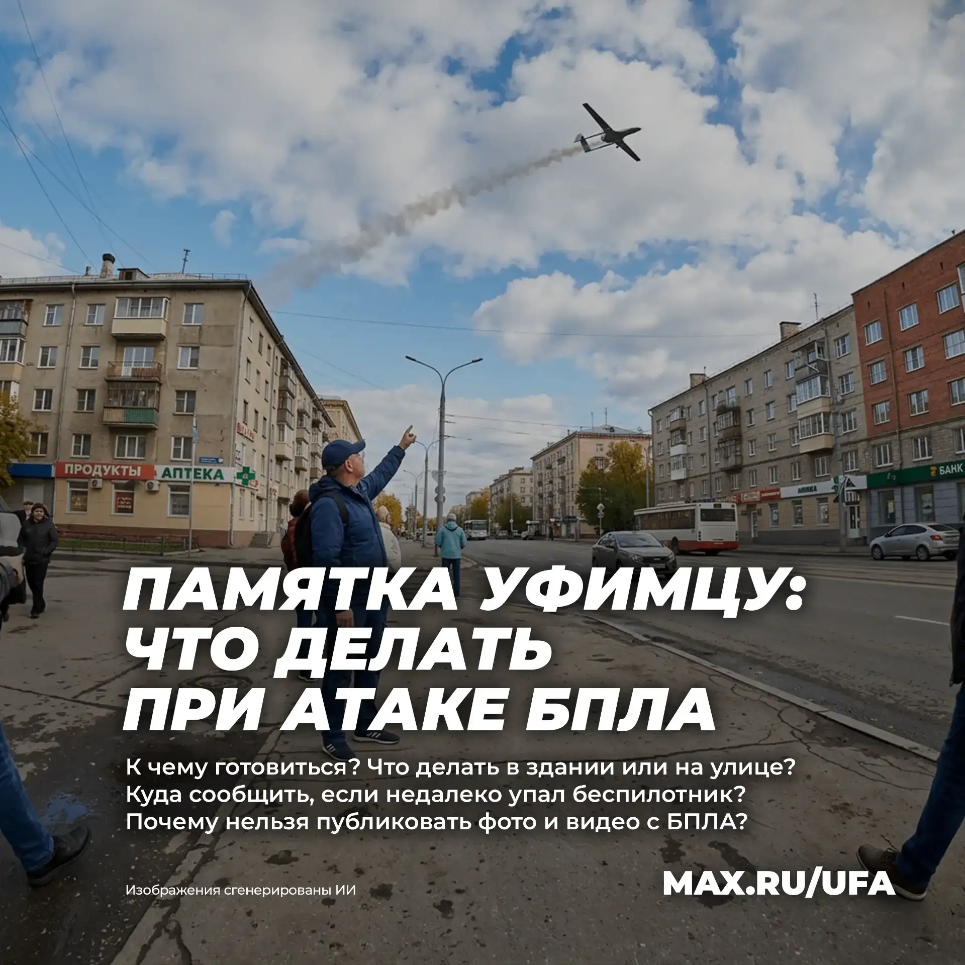 🚨 Что делать при атаке БПЛА — сохрани себе!