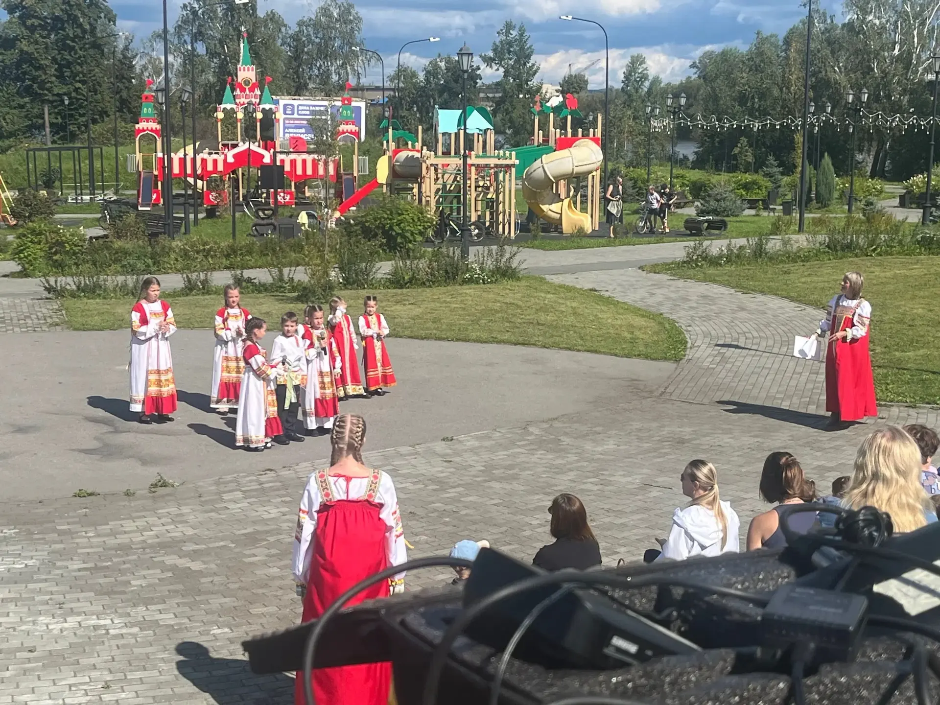 💥💥💥В эти минуты в Парке Пушкина проходит» «Яблочный спас»