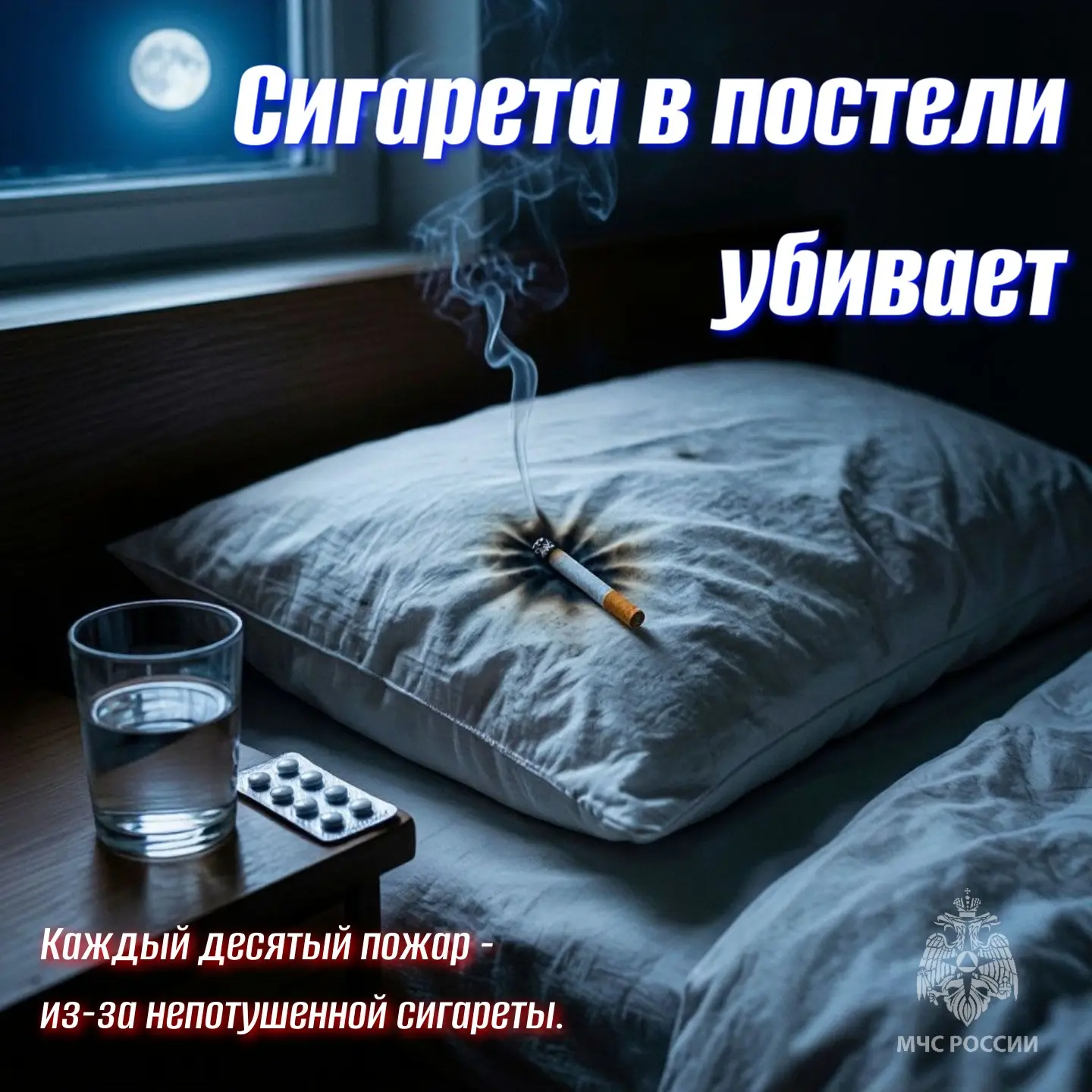 🚬 Курение в постели - путь к пожару