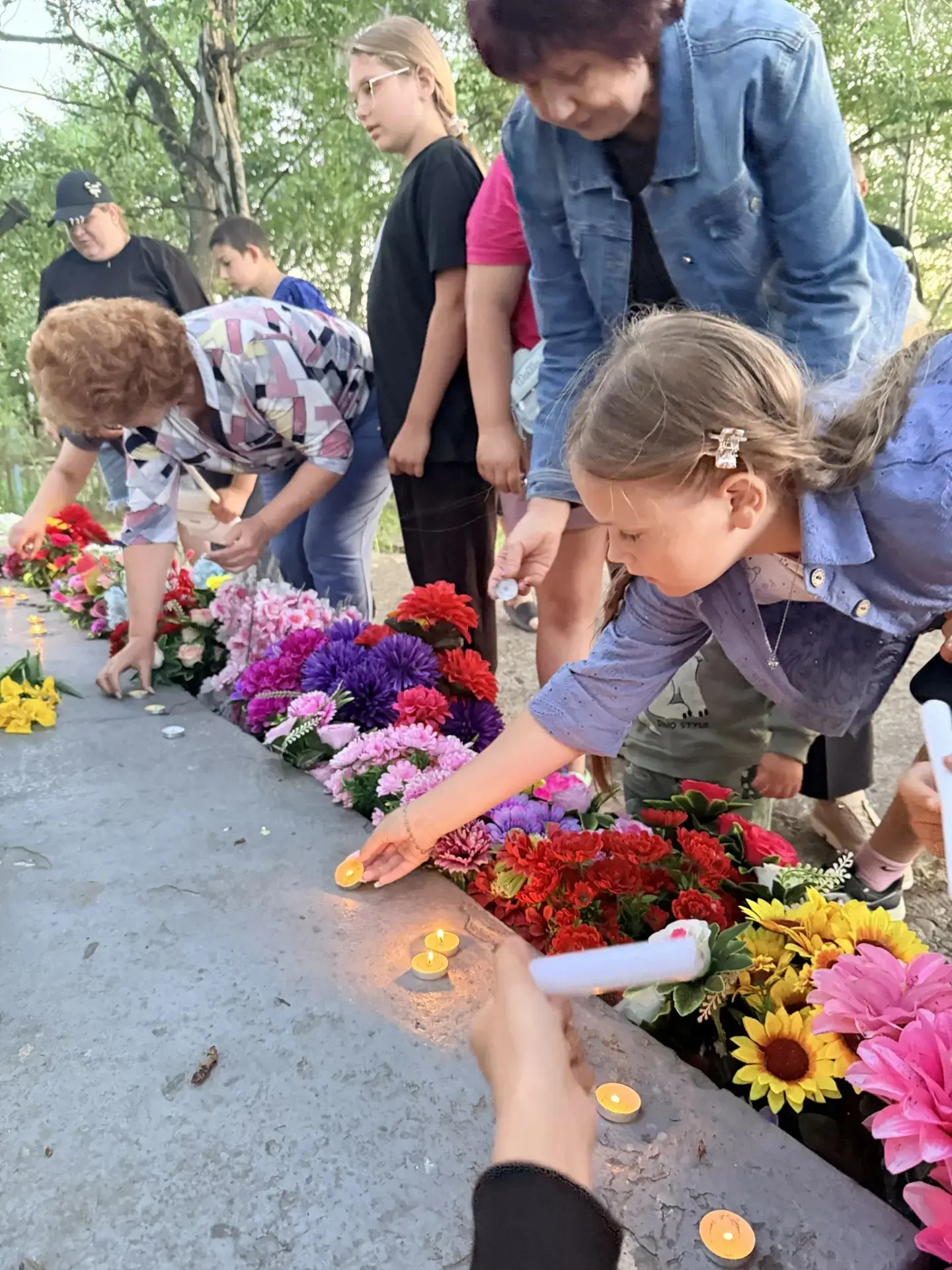 "Свечу Памяти" зажигали в сельских поселениях Нанайского муниципального района. 
🕯️Самые юные патри