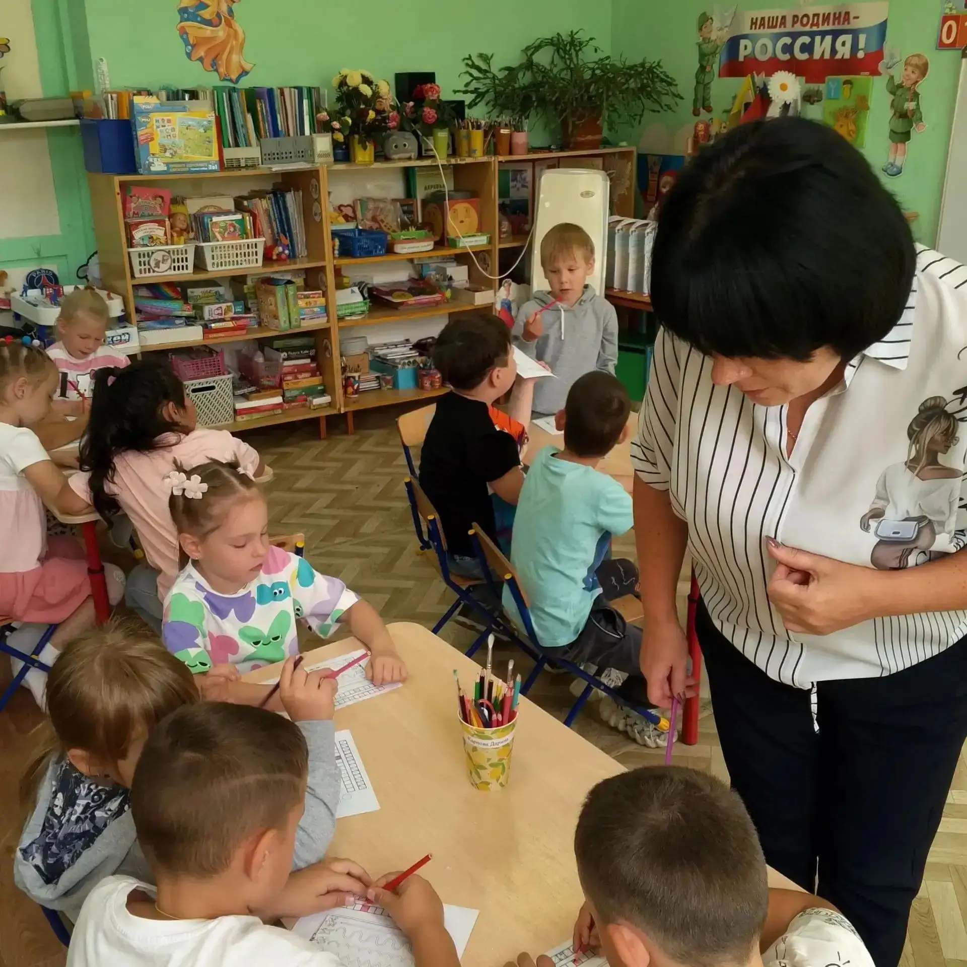 ✅В рамках кружка «Обучайка» состоялось долгожданное первое занятие по программе «Подгот...