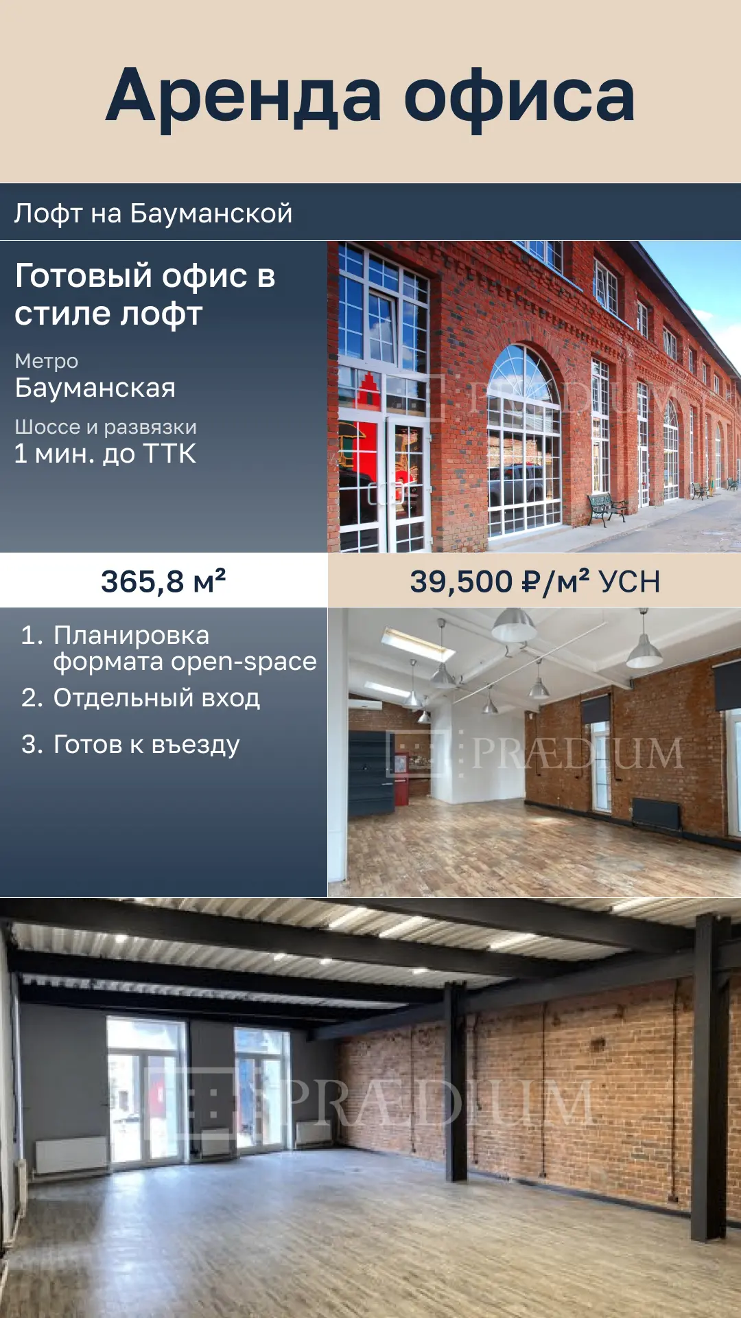 🏢Готовый офис в стиле Лофт