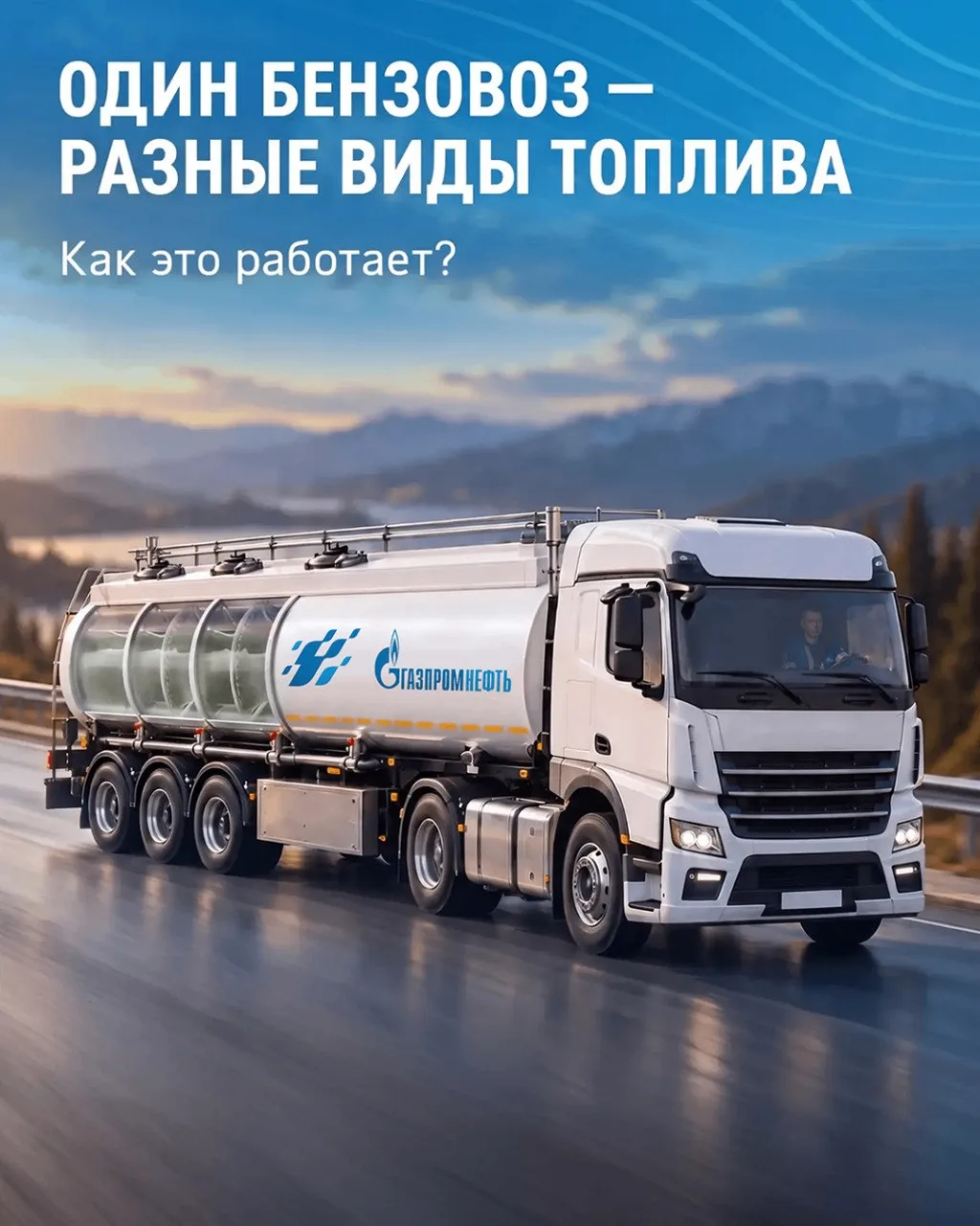 Приехал один бензовоз, а на стеле АЗС обновились все виды топлива. Как это работает?

Конструкция ци