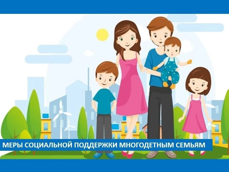 Меры социальной поддержки многодетных семей