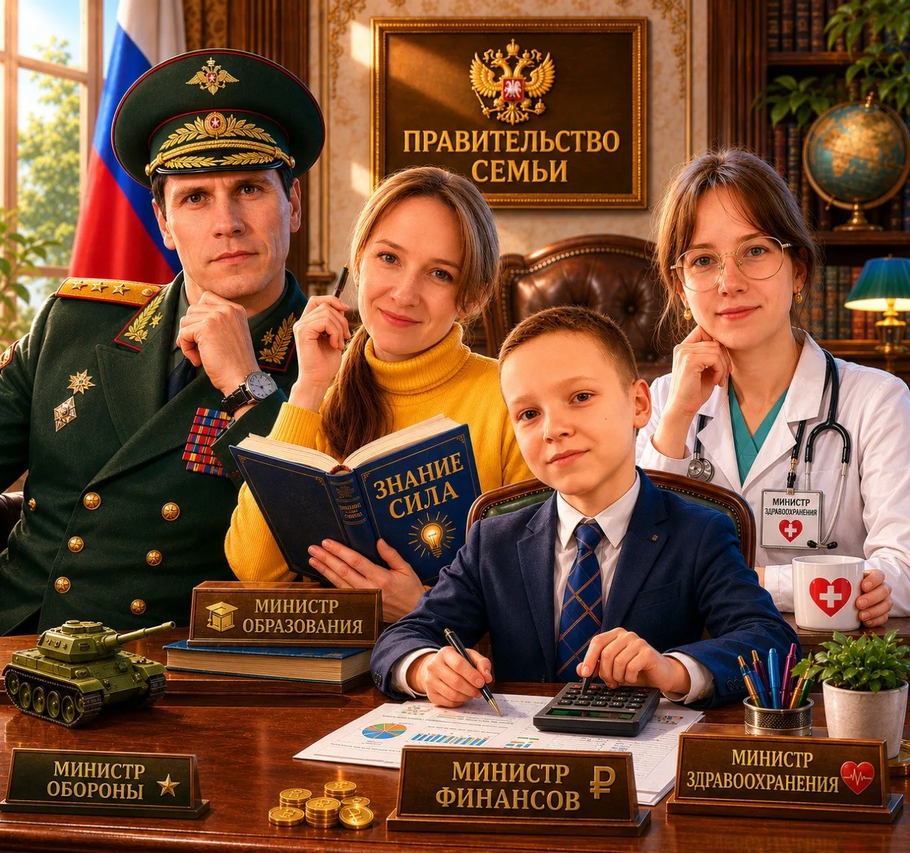 На золотом крыльце сидели: царь, царевич...