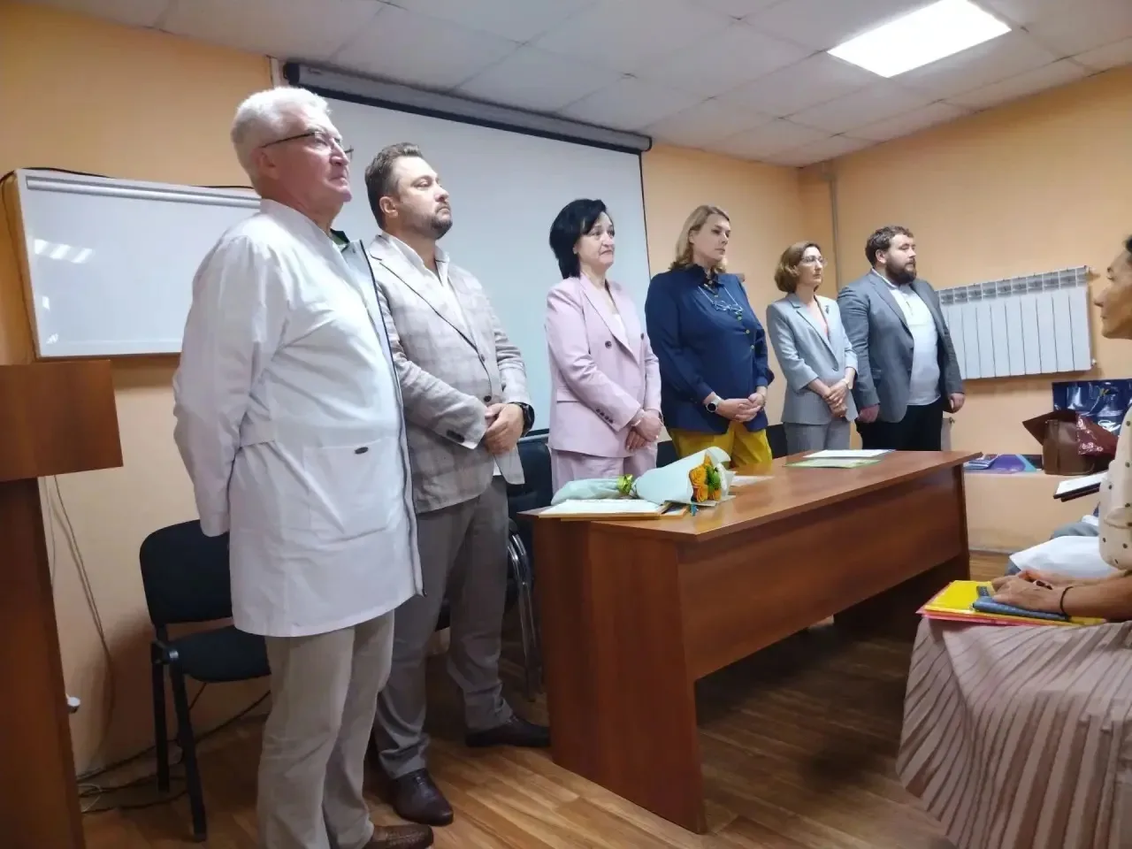 В преддверии Дня медицинского работника Директор ИКМ приняла участие в утренней конференции в Городс