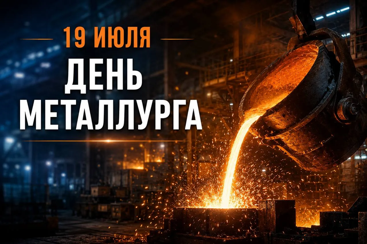 ⚙️ 19 июля — День металлурга

🔥 День металлурга — праздник людей сильного характера, высокого масте