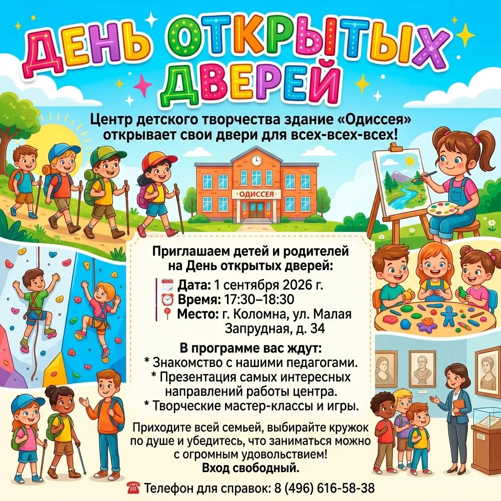 🚀 Старт учебного года должен быть ярким! Центр детского творчества здание «Одиссея» от...