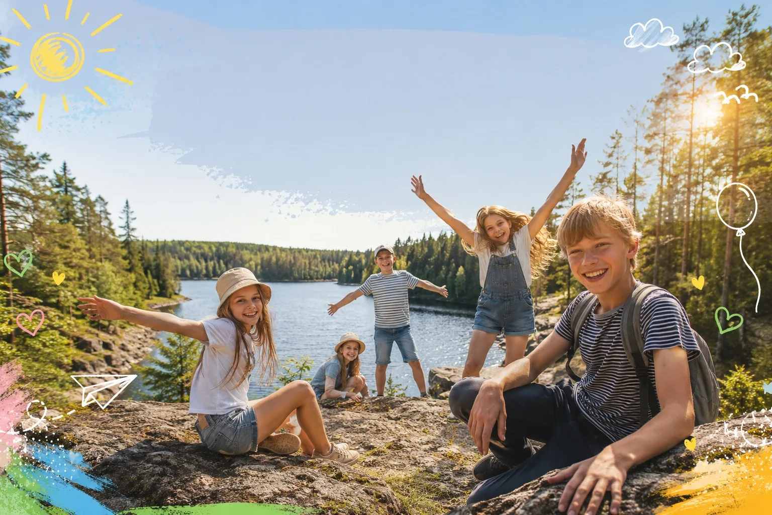 🌲 Внимание!
Лето официально вступило в свои права.

Уровень счастья: повышен 
☀️ Уровень прогулок: 