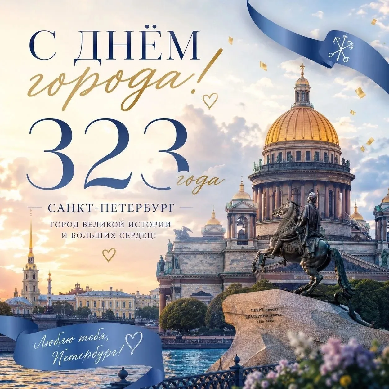 С днём города, Санкт-Петербург!