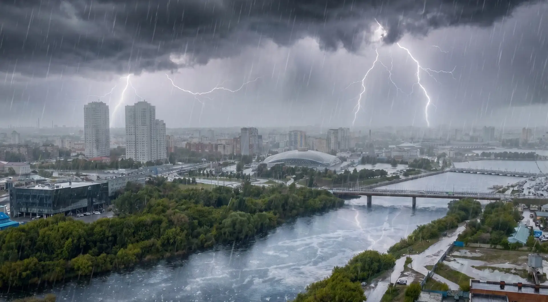⛈ В Челябинске объявили штормовое предупреждение  Синоптики Челябинского гидрометцентра уточнили про