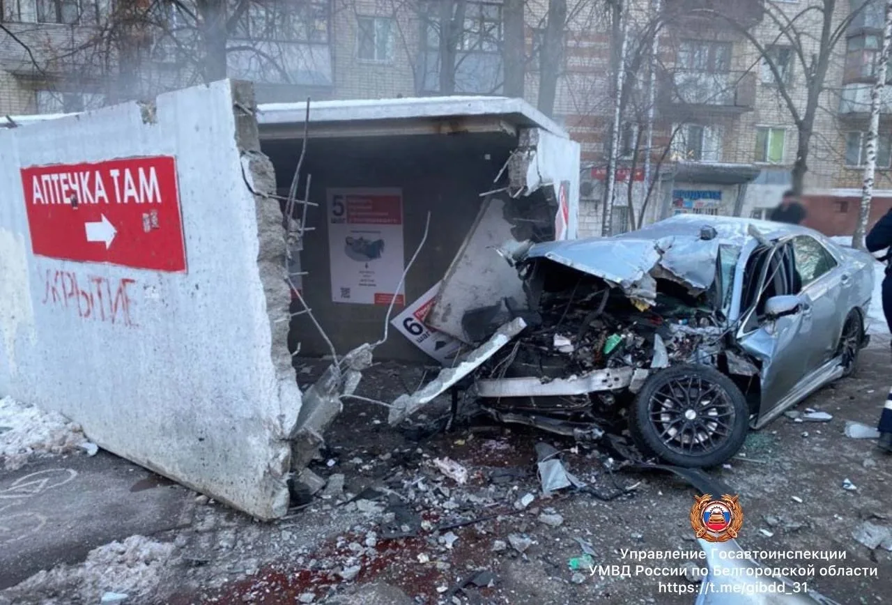 Белгородцу придётся выплатить почти 359 тысяч рублей за разрушенное в ДТП укрытие.